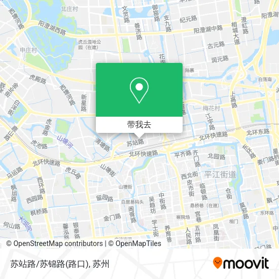 苏站路/苏锦路(路口)地图