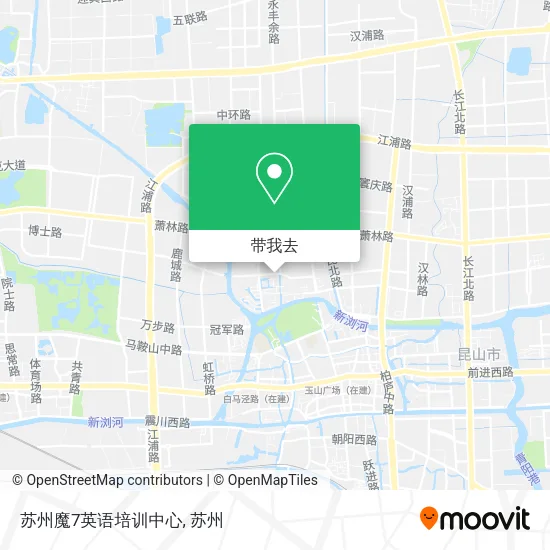 苏州魔7英语培训中心地图