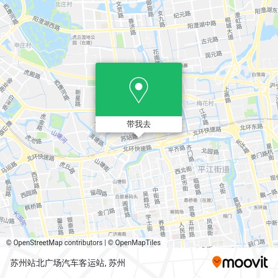 苏州站北广场汽车客运站地图