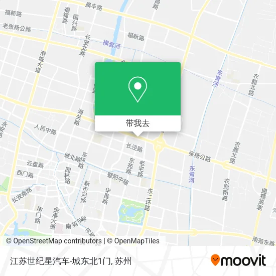 江苏世纪星汽车-城东北1门地图