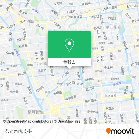 劳动西路地图