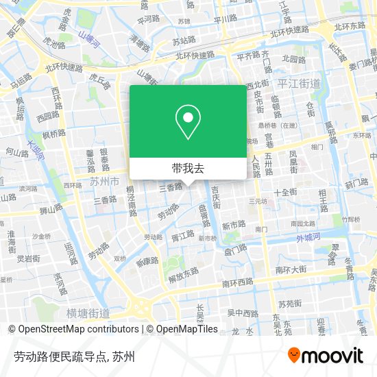 劳动路便民疏导点地图