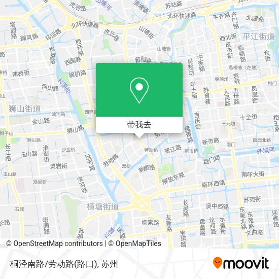桐泾南路/劳动路(路口)地图
