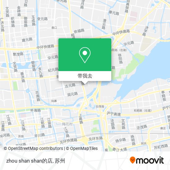 zhou shan shan的店地图
