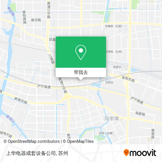 上华电器成套设备公司地图