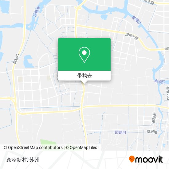 逸泾新村地图