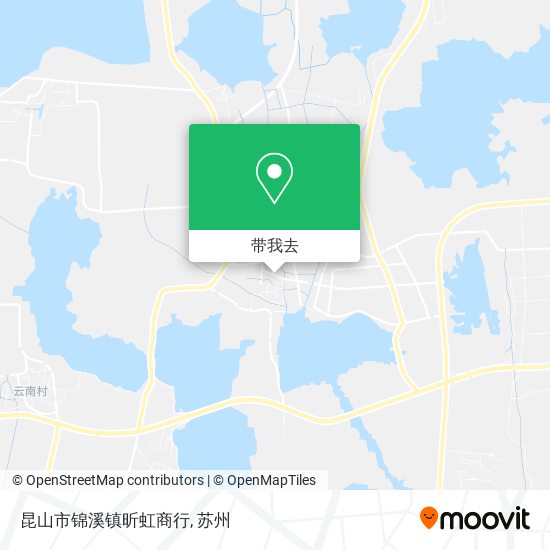 昆山市锦溪镇昕虹商行地图