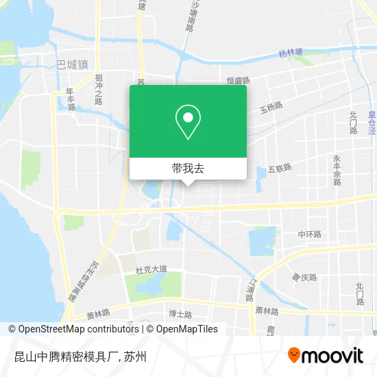 昆山中腾精密模具厂地图