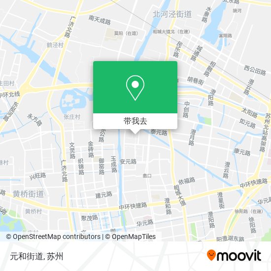 元和街道地图