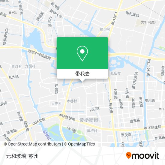 元和玻璃地图