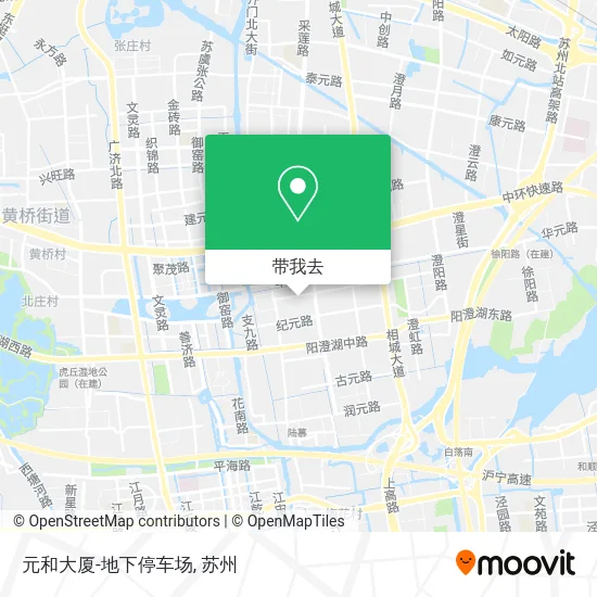 元和大厦-地下停车场地图