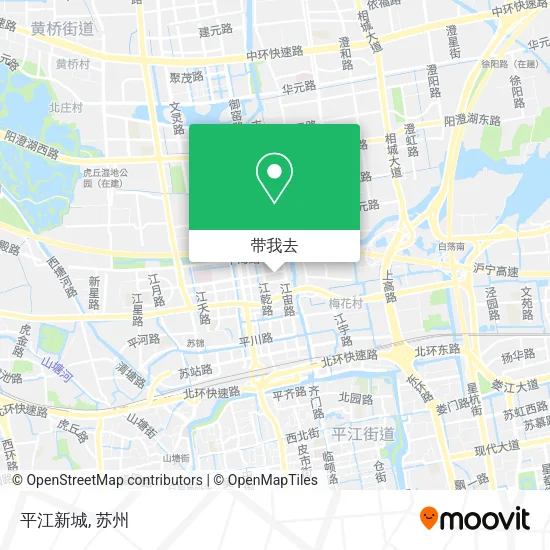 平江新城地图