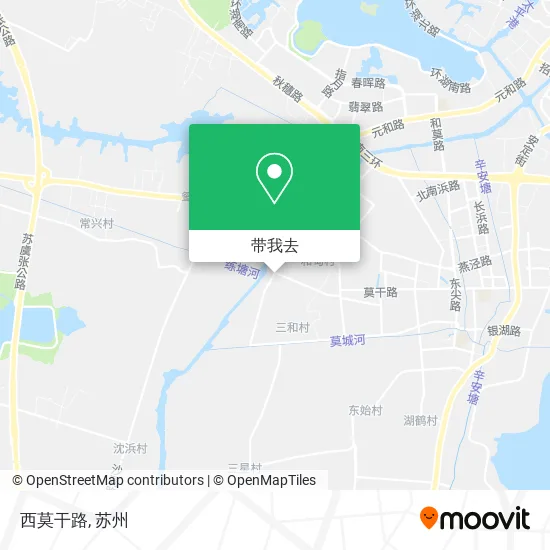 西莫干路地图