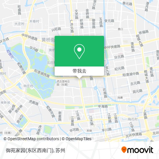 御苑家园(东区西南门)地图