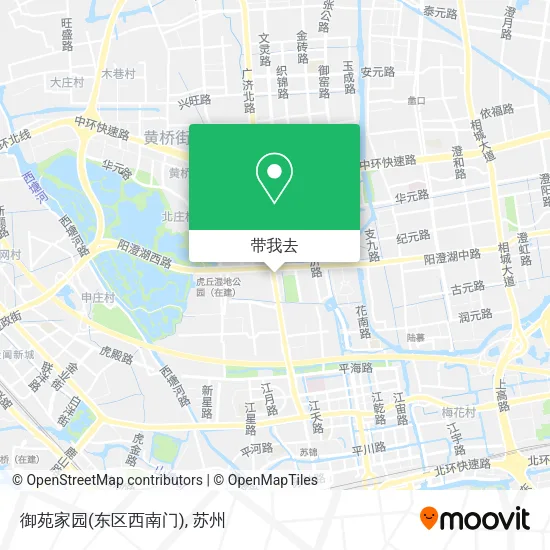 御苑家园(东区西南门)地图