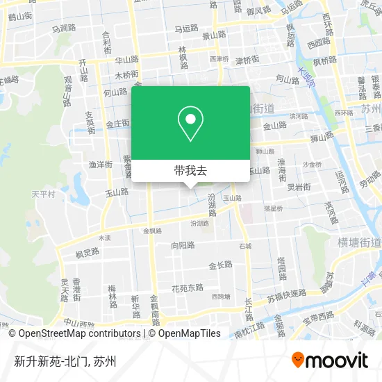 新升新苑-北门地图