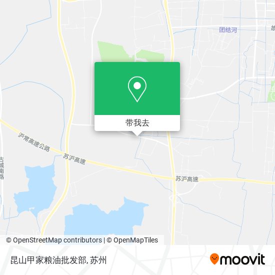 昆山甲家粮油批发部地图