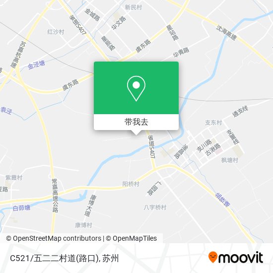 C521/五二二村道(路口)地图