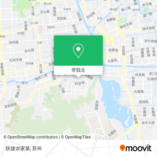 联捷农家菜地图
