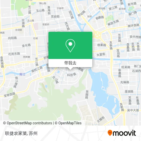 联捷农家菜地图