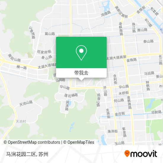 马涧花园二区地图
