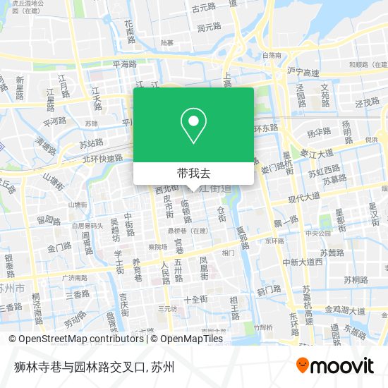 狮林寺巷与园林路交叉口地图