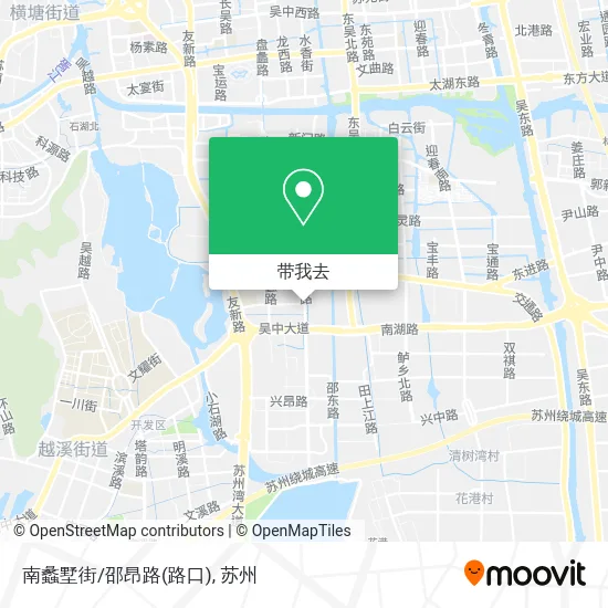 南蠡墅街/邵昂路(路口)地图