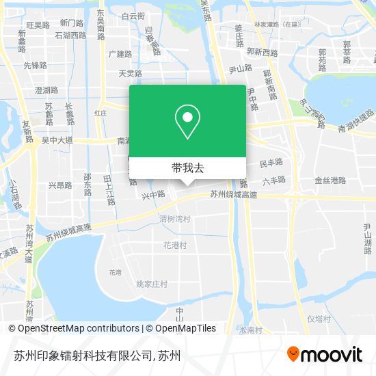 苏州印象镭射科技有限公司地图