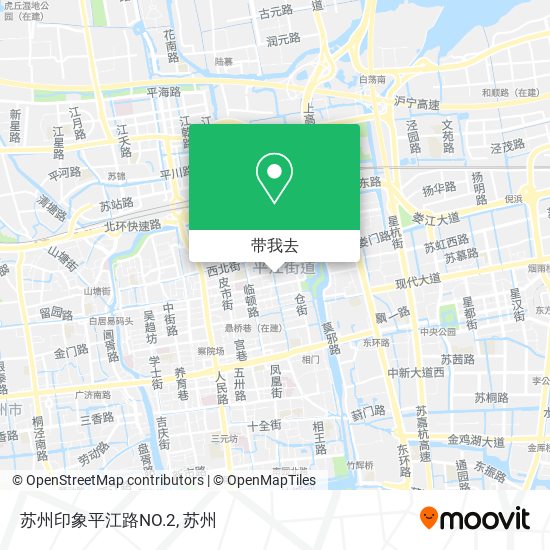 苏州印象平江路NO.2地图