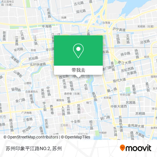 苏州印象平江路NO.2地图