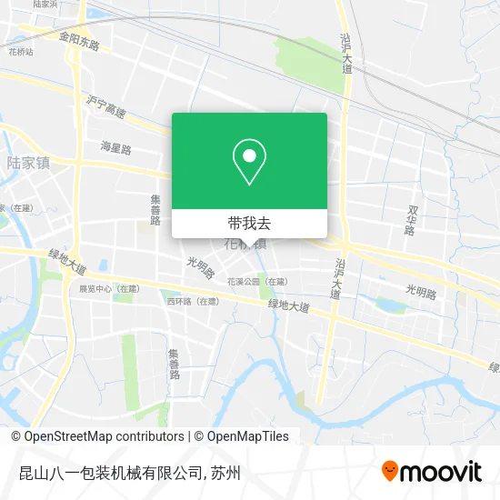 昆山八一包装机械有限公司地图