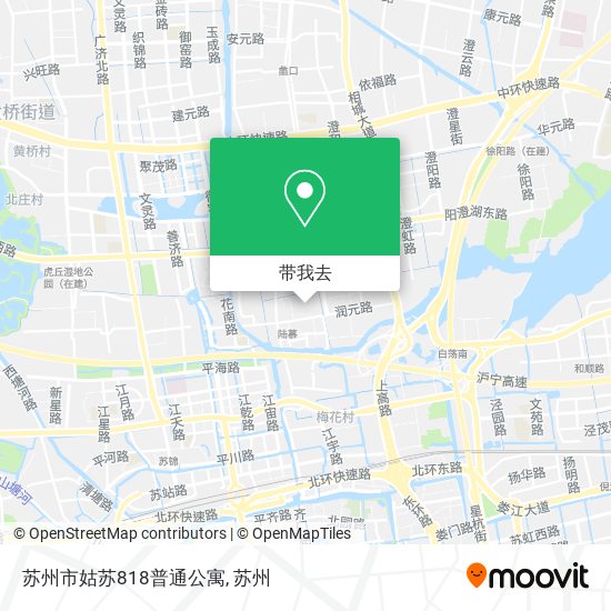 苏州市姑苏818普通公寓地图