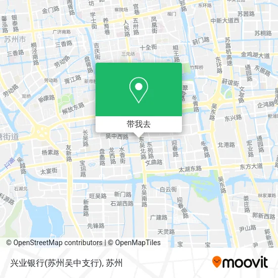 兴业银行(苏州吴中支行)地图