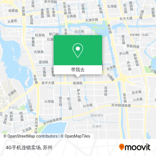 4G手机连锁卖场地图