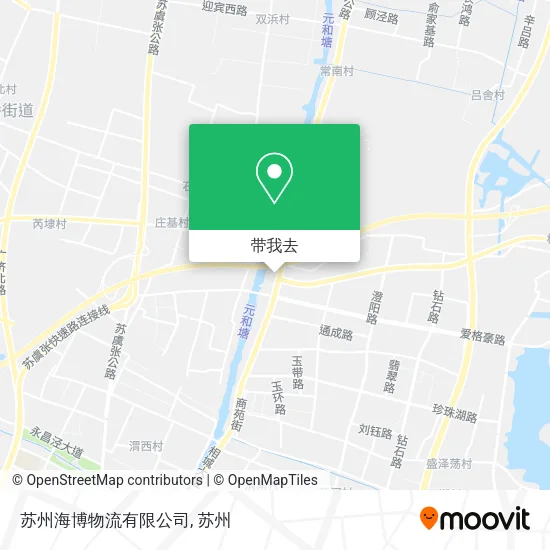 苏州海博物流有限公司地图
