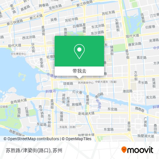 苏胜路/津梁街(路口)地图