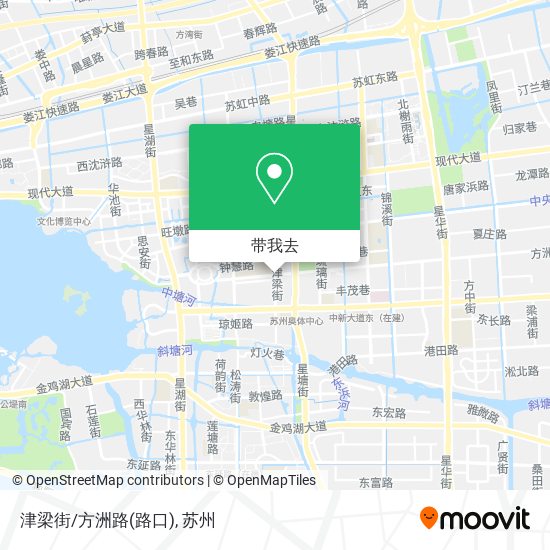 津梁街/方洲路(路口)地图