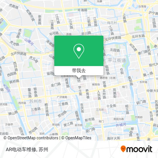 AR电动车维修地图