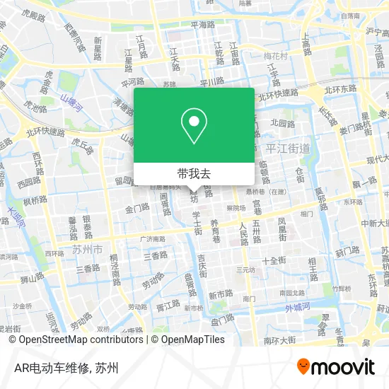 AR电动车维修地图