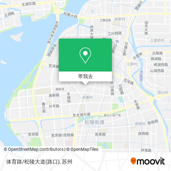 体育路/松陵大道(路口)地图