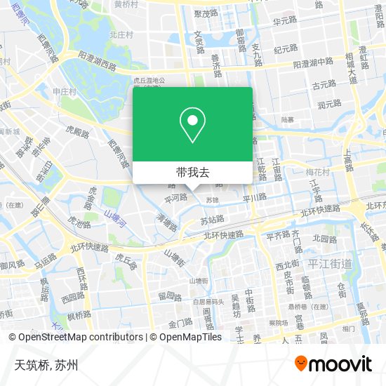 天筑桥地图