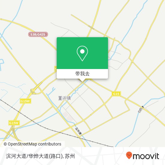 滨河大道/华烨大道(路口)地图