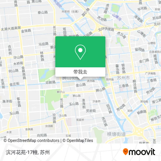 滨河花苑-17幢地图