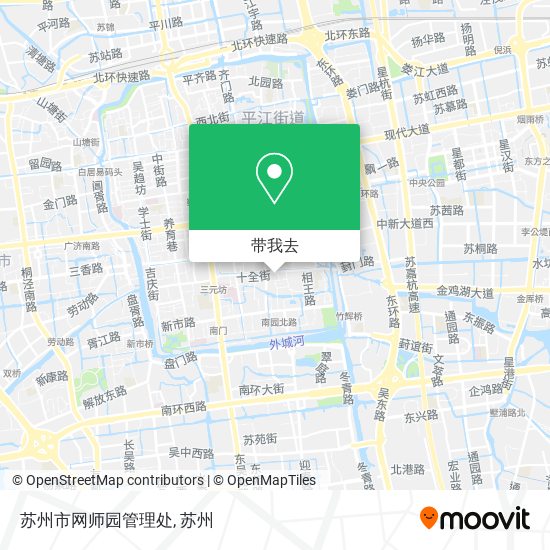 苏州市网师园管理处地图