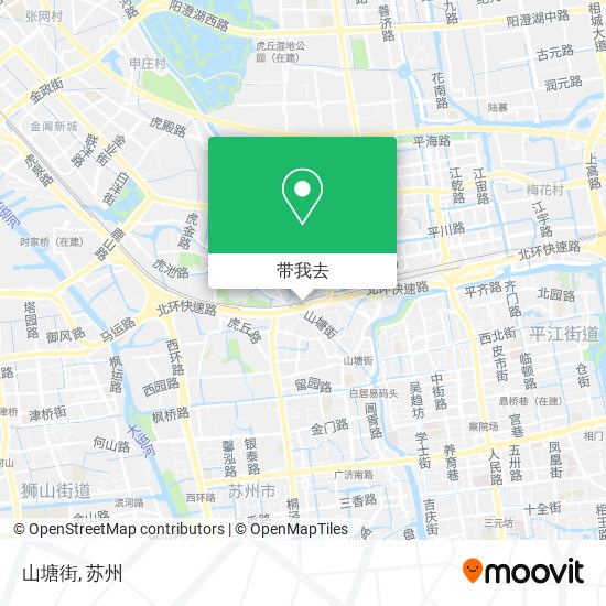 山塘街地图