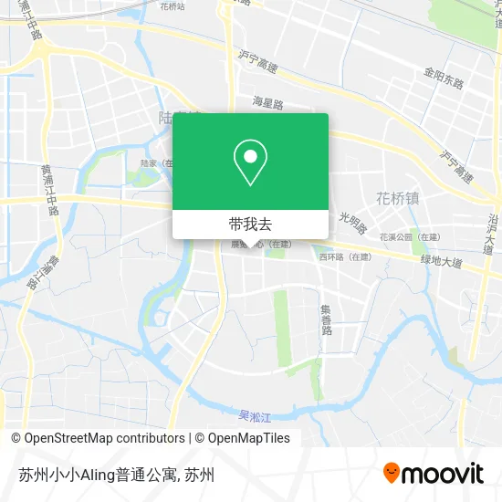 苏州小小Aling普通公寓地图