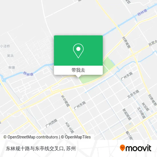 东林规十路与东亭线交叉口地图