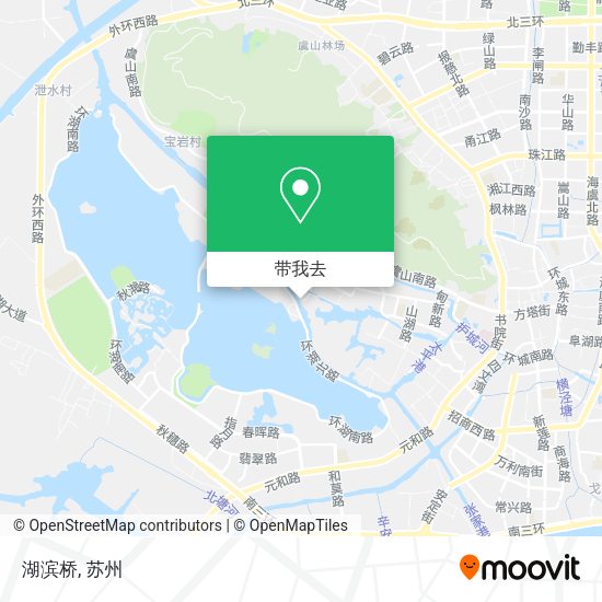 湖滨桥地图