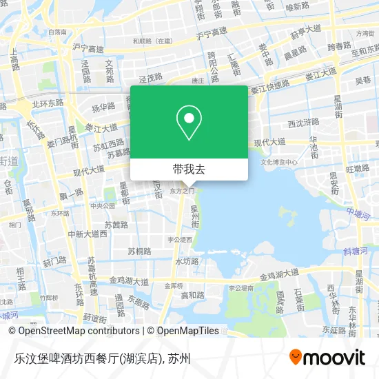 乐汶堡啤酒坊西餐厅(湖滨店)地图