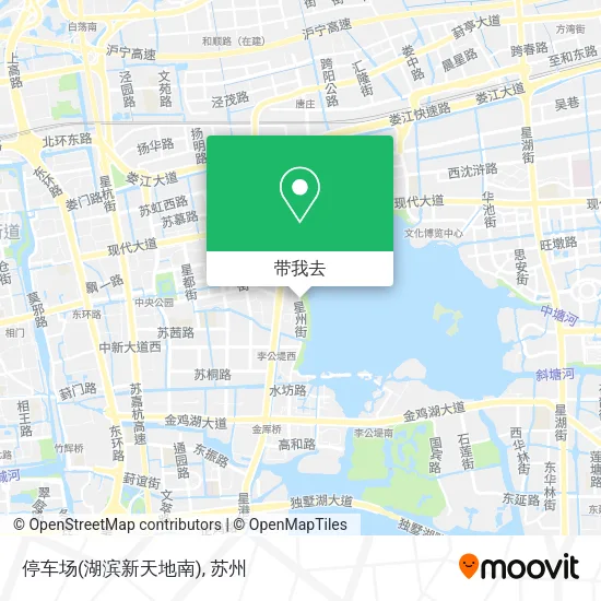 停车场(湖滨新天地南)地图